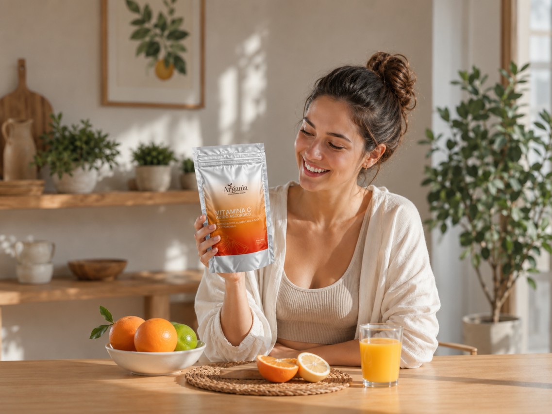 Acido ascorbico in polvere per integrazione di vitamina C 4