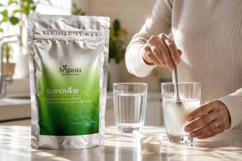 Integratore multivitaminico naturale Super4bi Argania