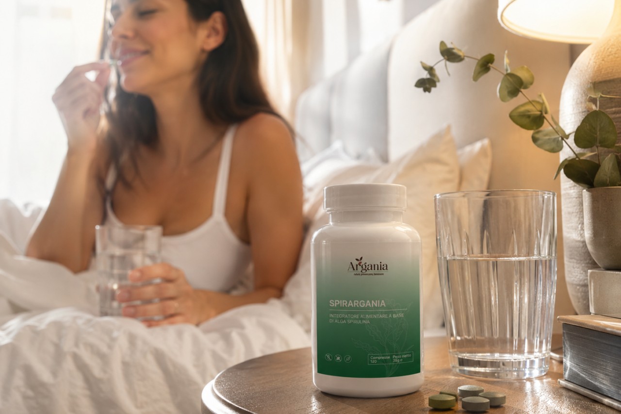 Spirulina in compresse spirargania